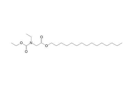 Glycine, N-ethyl-N-ethyloxycarbonyl-, pentadecyl ester