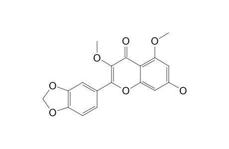 7-Hydroxy-3,5-dimethoxy-3',4'-methylenedioxyflavone