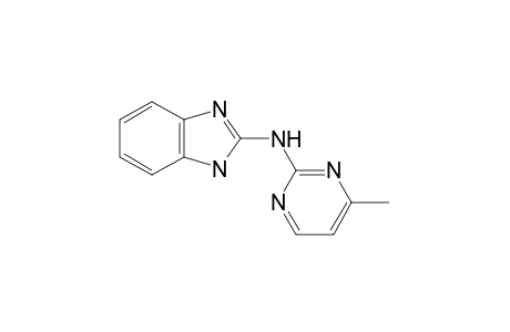 2-[(4-methyl-2-pyrimidinyl)amino]benzimidazole