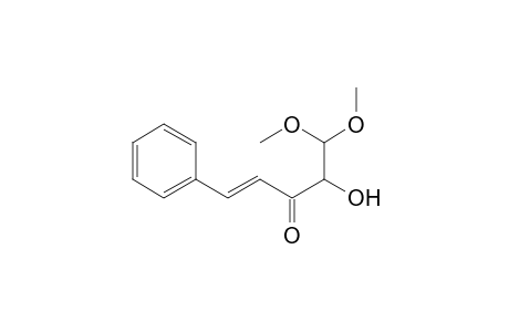 2-Hydroxy-1,1-dimethoxy-5-phenylpent-4-en-3-one