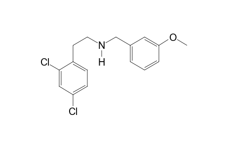 2-(2,4-Dichlorophenyl)-N-(3-methoxybenzyl)ethan-1-amine
