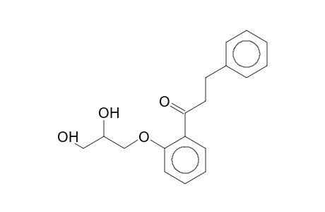 1-[2-(2,3-dihydroxypropoxy)phenyl]-3-phenyl-1-propanone
