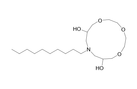 11-Decyl-9,13-dihydroxy-1,4,7-trioxa-11-azacyclotetradecane