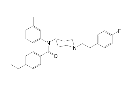 4-Ethyl-N-(1-[2-(4-fluorophenyl)ethyl]piperidin-4-yl)-N-3-methylphenylbenzamide