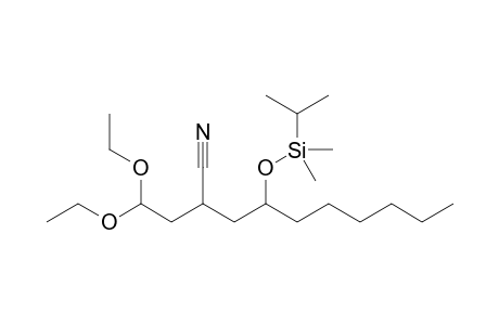 2-(2,2-Diethoxyethyl)-4-[[(dimethyl)isopropylsilyl]oxy]decanenitrile
