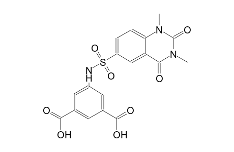 5-{[(1,3-dimethyl-2,4-dioxo-1,2,3,4-tetrahydro-6-quinazolinyl)sulfonyl]amino}isophthalic acid