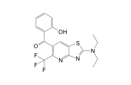 2-(Diethylamino)-6-salicyloyl-5-(trifluoromethyl)thiazolo[4,5-b]pyridine