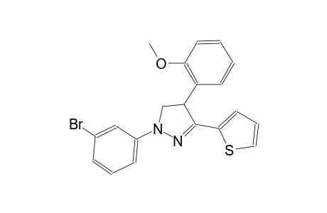 1-(3-bromophenyl)-4-(2-methoxyphenyl)-3-(2-thienyl)-4,5-dihydro-1H-pyrazole