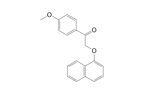 1-(4-Methoxyphenyl)-2-(1-naphthalenyloxy)ethanone
