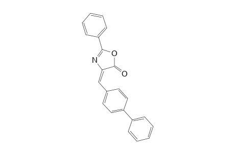 (4E)-4-([1,1'-Biphenyl]-4-ylmethylene)-2-phenyl-1,3-oxazol-5(4H)-one