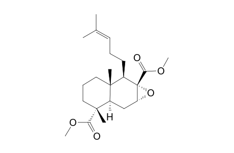 dimethyl (1aS,2R,2aS,6R,6aR,7aR)-2a,6-dimethyl-2-(4-methylpent-3-enyl)-3,4,5,6a,7,7a-hexahydro-2H-naphtho[6,7-b]oxirene-1a,6-dicarboxylate