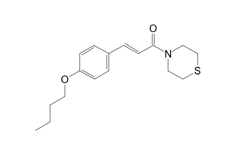(E)-3-(4-Butoxyphenyl)-1-thiomorpholinoprop-2-en-1-on