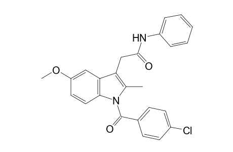 1-(p-chlorobenzoyl)-5-methoxy-2-methylindole-3-acetanilide