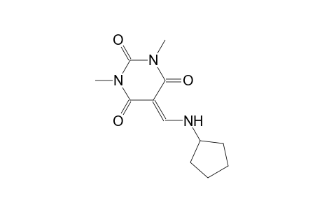 5-[(cyclopentylamino)methylene]-1,3-dimethyl-2,4,6(1H,3H,5H)-pyrimidinetrione