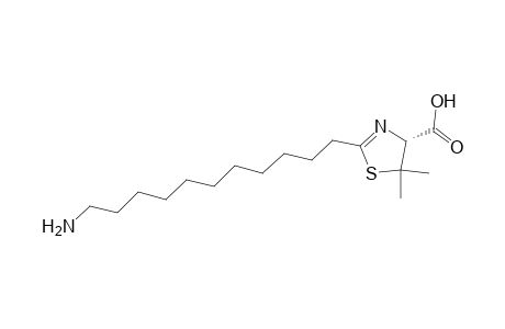 (R)-2-(11-Amino-undecyl)-5,5-dimethyl-4,5-dihydro-1,3-thiazole-4-carboxylic Acid