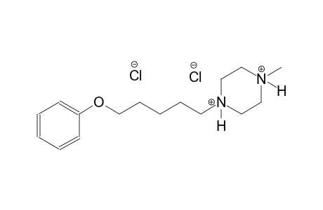 1-methyl-4-(5-phenoxypentyl)piperazinediium dichloride