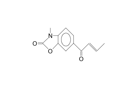 6-Crotonoyl-3-methyl-benzoxazolin-2-one