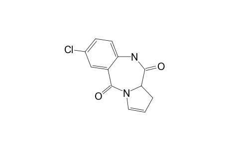 7-CHLORO-5,10,11,11A-TETRAHYDROPYRROLO-[2,1-C]-[1,4]-BENZODIAZEPIN-5,11-DIONE