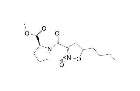(2'R,5RS)-5-Butyl-3-([2'-(methoxycarbonyl)pyrrolidin-1-ylcarbonyl]-4,5-dihydroisoxazole 2-oxide
