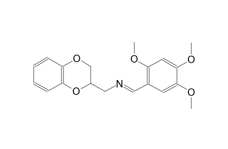1,4-benzodioxin-2-methanamine, 2,3-dihydro-N-[(E)-(2,4,5-trimethoxyphenyl)methylidene]-