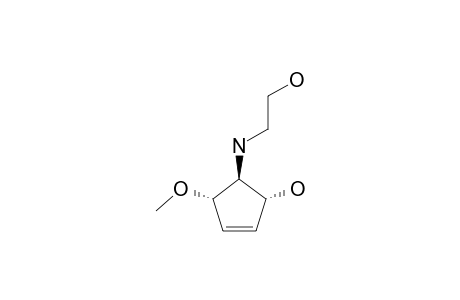 4-[N-(2-HYDROXYETHYL)-AMINO]-3-HYDROXY-5-METHOXYCYClOPENTENE