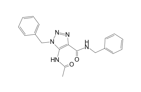 1H-[1,2,3]Triazole-4-carboxylic acid, 5-acetylamino-1-benzyl-, benzylamide