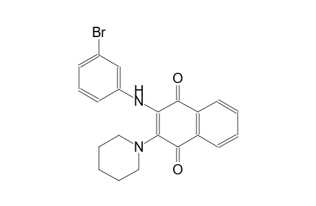 1,4-naphthalenedione, 2-[(3-bromophenyl)amino]-3-(1-piperidinyl)-