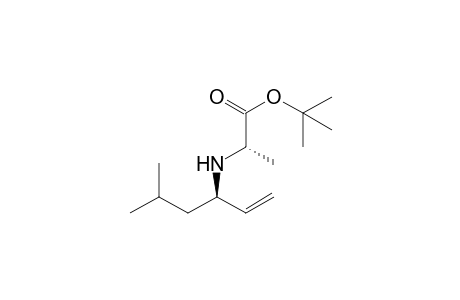 t-Butyl N-((R)-5-Methylhex-1-en-3-yl)-L-alaninate