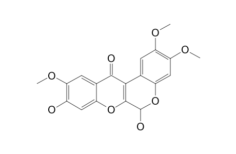 6,9-DIHYDROXY-2,3,10-TRIMETHOXY-[1]-BENZOPYRANO-[3.4-1]-BENZOPYRAN-12-(6H)-ONE