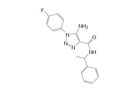 1H-1,2,3-triazole-4-carboxamide, 5-amino-1-(4-fluorophenyl)-N-(1-phenylethyl)-