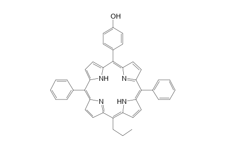 5-(4-Hydroxyphenyl)-15-propyl-10,20-diphenylporphyrin