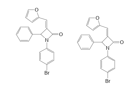 (E)-1-(4-BROMOPHENYL)-3-(FURAN-2-YLMETHYLENE)-4-PHENYLAZETIDIN-2-ONE
