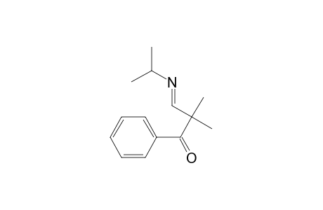 1-Propanone, 2,2-dimethyl-3-[(1-methylethyl)imino]-1-phenyl-, (E)-