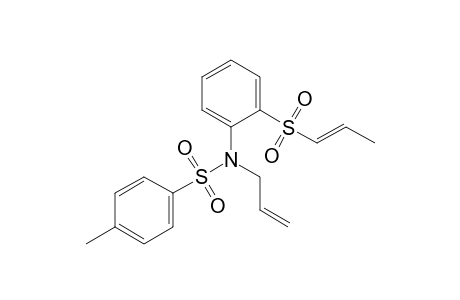N-Allyl-4-methyl-N-[2-(1-propenylsulfonyl)-phenyl]benzenesulfonamide