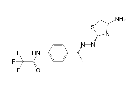 N-(4-{1-[(4-Amino-5H-thiazol-2-ylidene)-hydrazono]-ethyl}-phenyl)-2,2,2-trifluoro-acetamide