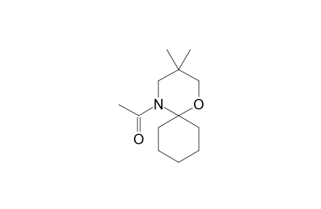 5-ACETYL-3,3-DIMETHYL-1-OXA-5-AZA-SPIRO-[5.5]-UNDECANE