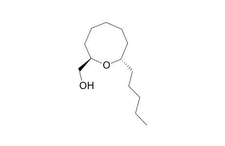 (2R*,8S*)-2-Hydroxymethyl-8-pentyloxocane