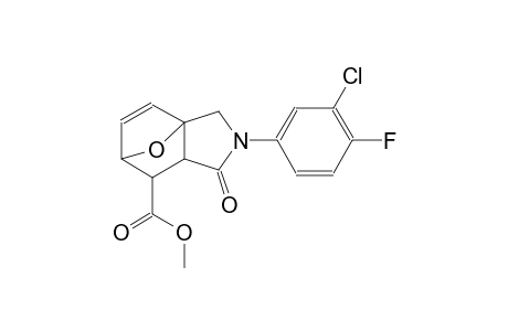 methyl 3-(3-chloro-4-fluorophenyl)-4-oxo-10-oxa-3-azatricyclo[5.2.1.0~1,5~]dec-8-ene-6-carboxylate