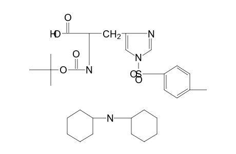 N-CARBOXY-1-(p-TOLYLSULFONYL)-L-HISTIDINE, N-tert-BUTYL ESTER,COMPOUND WITH DICYCLOHEXYLAMINE (1:1)