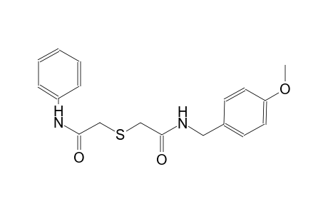 2-[(4-Methoxy-benzylcarbamoyl)-methylsulfanyl]-N-phenyl-acetamide