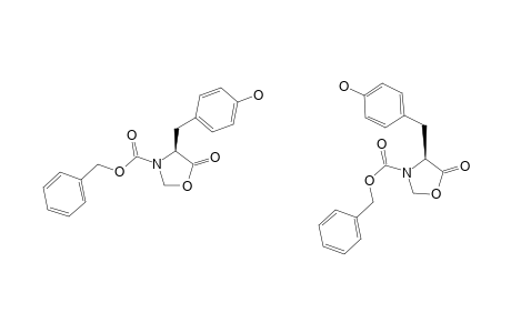 (S)-3-BENZYLOXYCARBONYL-4-(4-HYDROXYPHENYL)-METHYLOXAZOLIDIN-5-ONE