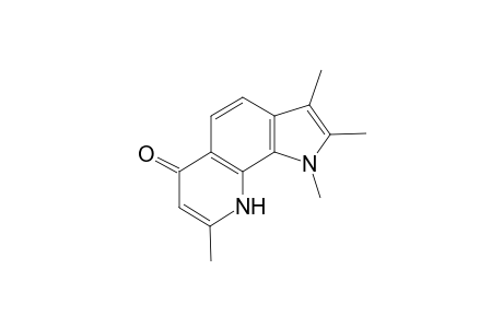 1,2,3,8-tetramethyl-9H-pyrrolo[3,2-h]quinolin-6-one