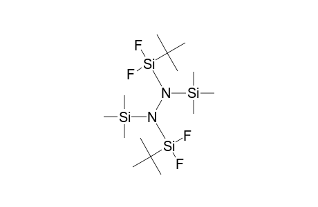 Hydrazine, 1,2-bis[(1,1-dimethylethyl)difluorosilyl]-1,2-bis(trimethylsilyl)-