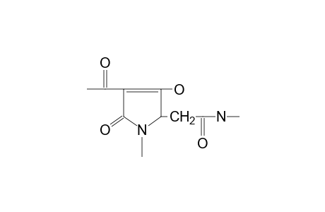4-ACETYL-N,1-DIMETHYL-3-HYDROXY-5-OXO-3-PYRROLIDINE-2-ACETAMIDE