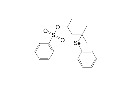 (4-methyl-4-phenylselanyl-pentan-2-yl) benzenesulfonate