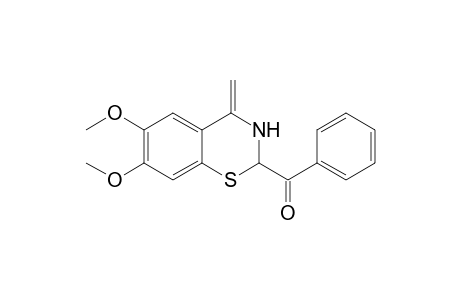 2-Benzoyl-6,7-dimethoxy-4-methylidene-2H-1,3-benzothiazine