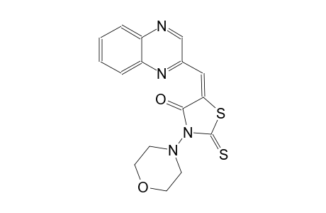 4-thiazolidinone, 3-(4-morpholinyl)-5-(2-quinoxalinylmethylene)-2-thioxo-, (5E)-