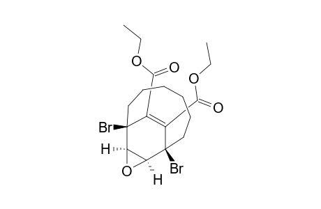 10-Oxatricyclo[6.3.2.0(9,11)]tridec-12-ene-12,13-dicarboxylic acid, 1,8-dibromo-, diethyl ester, (1R*,8S*,9R*,11S*)-