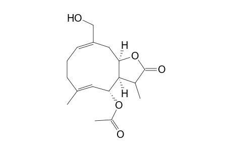 [3aR-(3aR*,4R*,5E,9E,11aR*)]-4-(acetyloxy)-3a,4,7,8,11,11a-hexahydro-10-(hydroxymethyl)-3,6-dimethylcyclodeca[b]furan-2(3H)-one