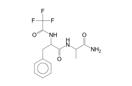 N-(1-Carbamoyl-ethyl)-3-phenyl-2-(2,2,2-trifluoro-acetylamino)-propionamide